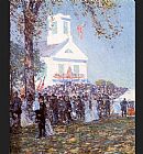 County Fair New England by childe hassam